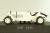 Mercedes-Benz SSK (W06) 1928, white, Altaya, MBOMS013, Mercedes-Benz Offizielle Modell Sammlung #13, Altaya 1:43