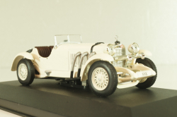 Mercedes-Benz SSK (W06) 1928, white, Altaya, MBOMS013, Mercedes-Benz Offizielle Modell Sammlung #13, Altaya 1:43