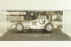 Mercedes W154 3-litre racibg car 1939, silver, MBOMS048, Altaya, Mercedes-Benz Offizielle Modell Sammlung #48, 1:43