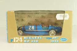 Bugatti type 59  #28 1933, blue, R174, Brumm 1:43
