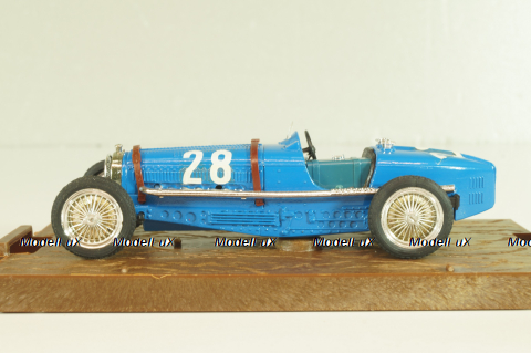 Bugatti type 59  #28 1933, blue, R174, Brumm 1:43