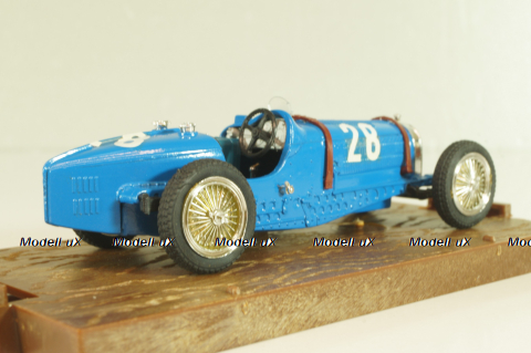 Bugatti type 59  #28 1933, blue, R174, Brumm 1:43