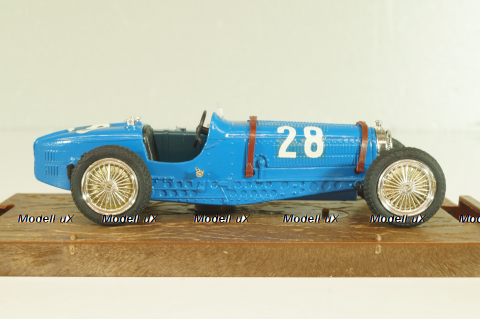 Bugatti type 59  #28 1933, blue, R174, Brumm 1:43