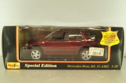 Mercedes-Benz ML 55 AMG (W163) 2000, maroon, 503348, Maisto 1:18