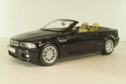 BMW M3 Cabriolet (E46) 2001, black, Kyosho 1:18