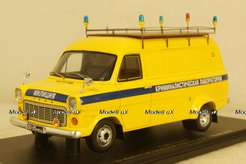 Ford Transit "Криминалистическая лаборатория" 1974г., Spark 1:43