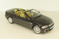 BMW M3 Cabriolet (E46) 2001, black, Kyosho 1:18