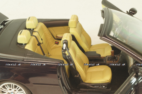 BMW M3 Cabriolet (E46) 2001, black, Kyosho 1:18