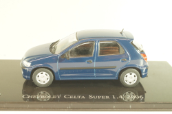 Chevrolet Celta Super 1.4 2006, dark blue, Salvat 1:43