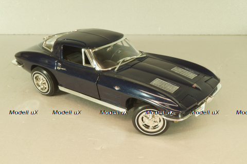 Chevrolet Corvette (C2) Stingray 1963, blue, ERTL 1:18