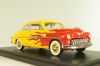 Mercury Club Coupe Street Rod 1949, yellow/red, Universal Hobbies 1:43