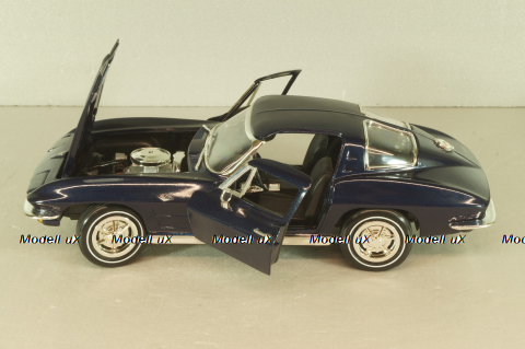 Chevrolet Corvette (C2) Stingray 1963, blue, ERTL 1:18