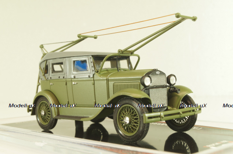 Газ-А с радиостанцией "Призма", военный, TR4830, TruckTyr 1:43