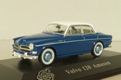 Volvo 120 Amazon 1956, blue/white, 8506002, Atlas Volvo Collection, 1:43
