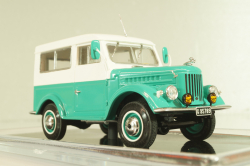 Газ-69 Icelandic version, зелен/белый, TR4831, TruckTyr 1:43