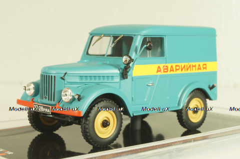 Газ-69 Аварийная, голубой, TR4828, TruckTyr 1:43