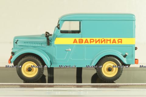 Газ-69 Аварийная, голубой, TR4828, TruckTyr 1:43