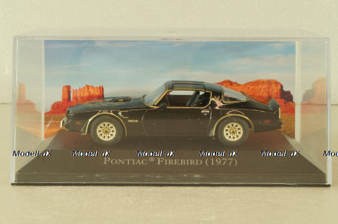 Pontiac Firebird Trans Am 1977, black, American Cars №5, AC005, Altaya 1:43