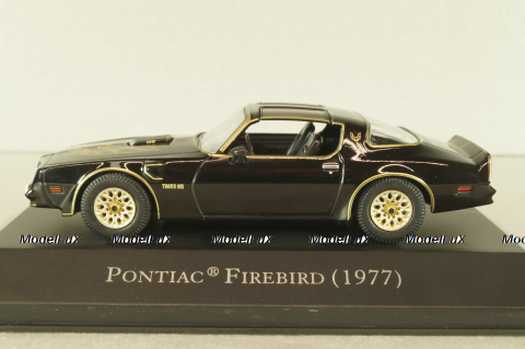 Pontiac Firebird Trans Am 1977, black, American Cars №5, AC005, Altaya 1:43