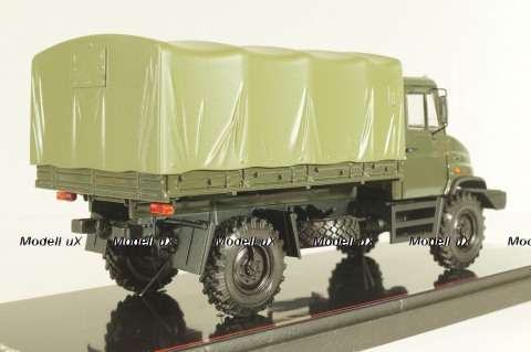 Зил-432730 грузовой автомобиль с тентом 4х4, военный, TR4832, TruckTyr 1:43