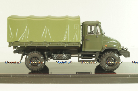 Зил-432730 грузовой автомобиль с тентом 4х4, военный, TR4832, TruckTyr 1:43