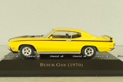 Buick GSX 1970, yellow, American Cars №19, AC019, Altaya 1:43