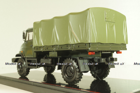 Зил-432730 грузовой автомобиль с тентом 4х4, военный, TR4832, TruckTyr 1:43