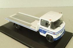 Mercedes L 608 D (W309) tow truck 1980, white/blue, MBOMS076, Altaya, Mercedes-Benz Offizielle Modell Sammlung #76, 1:43