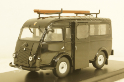 Renault Goelette Van Police 1962 black, Hachette 1:43