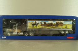Kenworth W925 with semi-trailer "Smokey and the Bandit" 1977, black, W83431001, Werk83 1:43 Уценка!