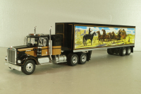Kenworth W925 with semi-trailer "Smokey and the Bandit" 1977, black, W83431001, Werk83 1:43