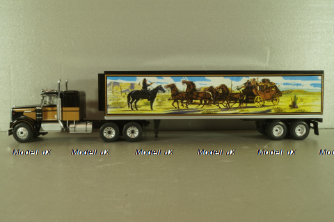 Kenworth W925 with semi-trailer "Smokey and the Bandit" 1977, black, W83431001, Werk83 1:43 Уценка!