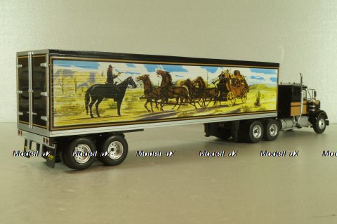 Kenworth W925 with semi-trailer "Smokey and the Bandit" 1977, black, W83431001, Werk83 1:43 Уценка!