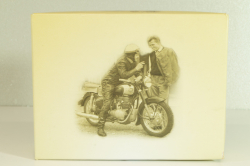 Jawa 23 Mustang 1973, yellow, 7168119, Atlas 1:24