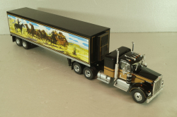 Kenworth W925 with semi-trailer "Smokey and the Bandit" 1977, black, W83431001, Werk83 1:43 Уценка!