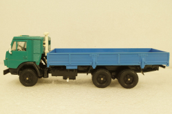 Камаз-53212, бортовой, зеленый/синий, Арек 1:43