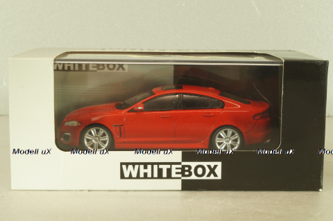 Jaguar XFR 2010, red, 322640, WhiteBox 1:43