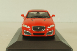 Jaguar XFR 2010, red, 322640, WhiteBox 1:43