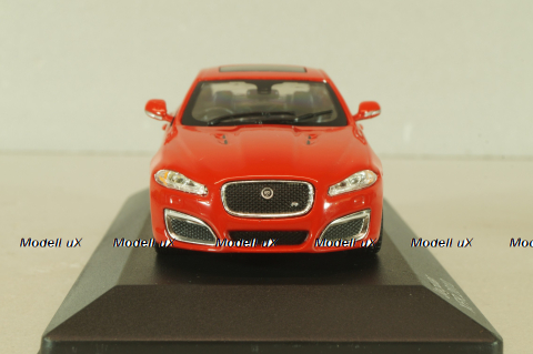 Jaguar XFR 2010, red, 322640, WhiteBox 1:43
