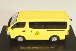 Nissan NV350 Caravan School bus 2012 light/yellow, 45597, Ebbro 1:43