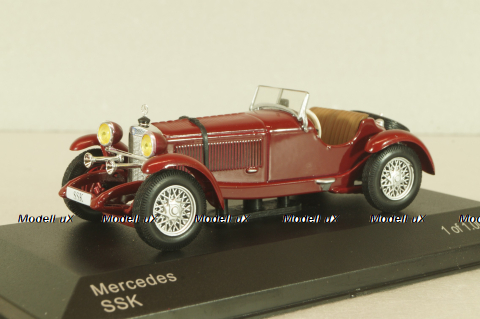 Mercedes-Benz SSK 1928, red, WB204, WhiteBox 1:43