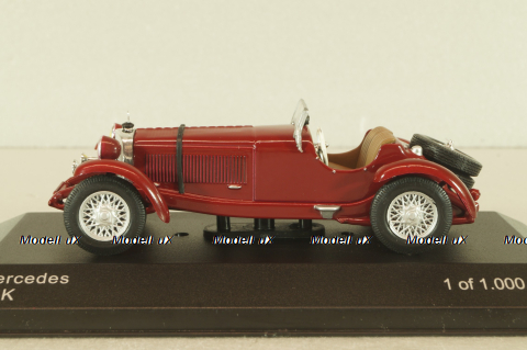 Mercedes-Benz SSK 1928, red, WB204, WhiteBox 1:43