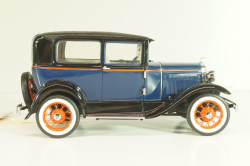 Ford Model A Tudor 1930, blue, Franklin Mint 1:24