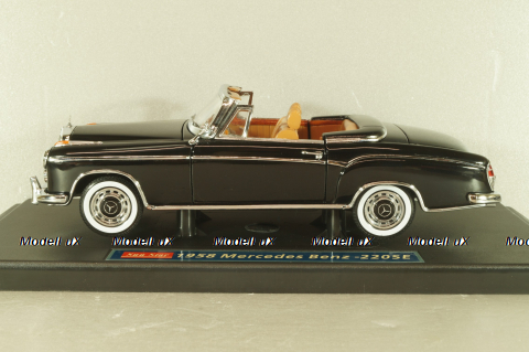 Mercedes-Benz 220 SE Cabriolet 1958, black, 3553, Sun Star 1:18
