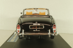 Mercedes-Benz 220 SE Cabriolet 1958, black, 3553, Sun Star 1:18