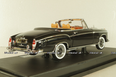 Mercedes-Benz 220 SE Cabriolet 1958, black, 3553, Sun Star 1:18