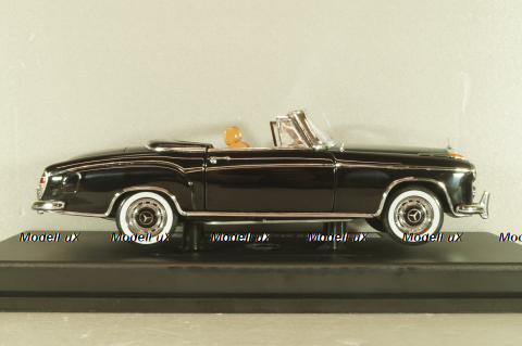 Mercedes-Benz 220 SE Cabriolet 1958, black, 3553, Sun Star 1:18
