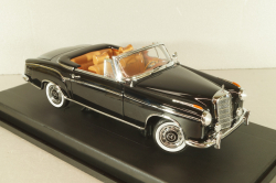 Mercedes-Benz 220 SE Cabriolet 1958, black, 3553, Sun Star 1:18