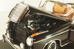 Mercedes-Benz 220 SE Cabriolet 1958, black, 3553, Sun Star 1:18