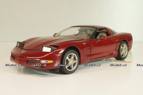 Chevrolet Corvette Coupe (C4) 50th Anniversary 1996, red, B11C471, Franklin Mint 1:24